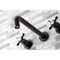 Kingston Brass Roman Tub Faucet, Oil Rubbed Bronze, Wall Mount KS8025BEX - alternate 5